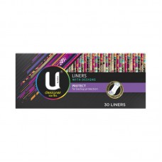 U by Kotex 高洁丝 超薄透气卫生护垫 设计师版 30片装 不含荧光剂